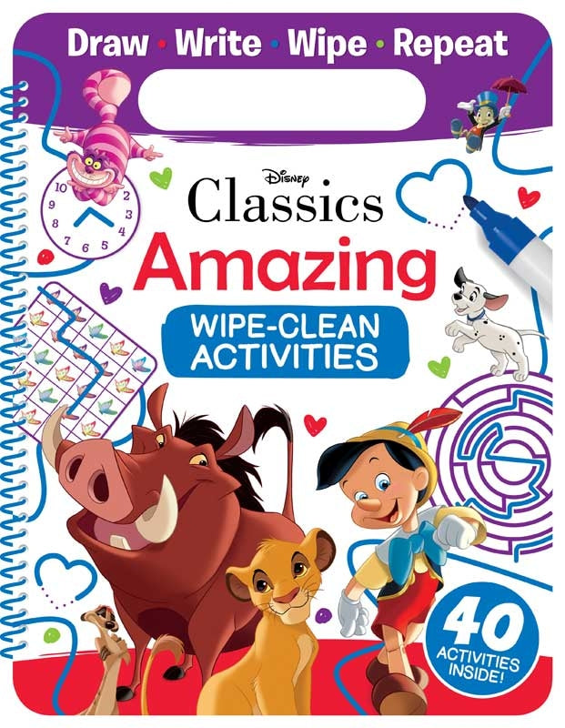 DISNEY CLASSICS: AMAZING WIPE-CLEAN ACTIVITIES