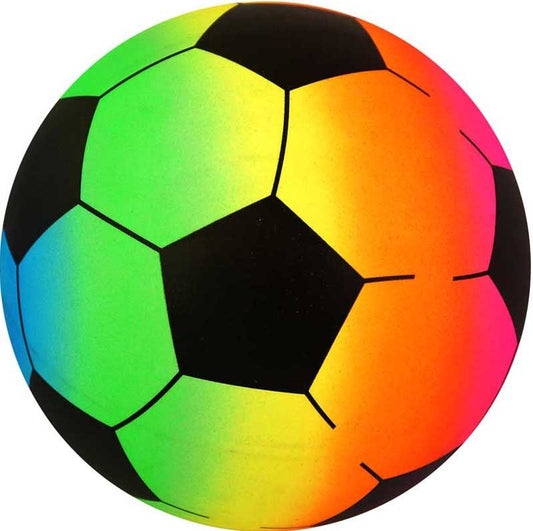 FOOTBALL RAINBOW PVC 20CM 80GM