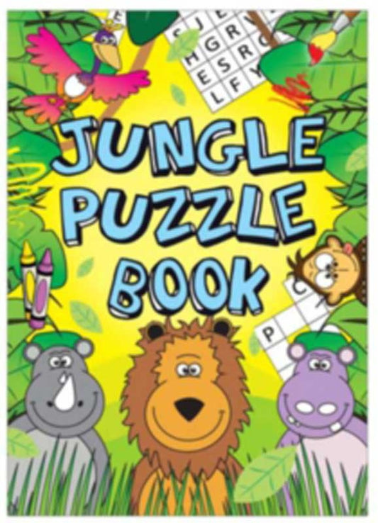 FUN STATIONERY BOOK FUN JUNGLE PUZZLE 10.5CM X 14.5CM