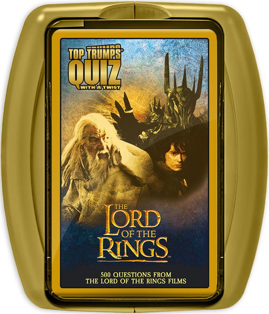 TOP TRUMPS QUIZ LORD OF THE RINGS